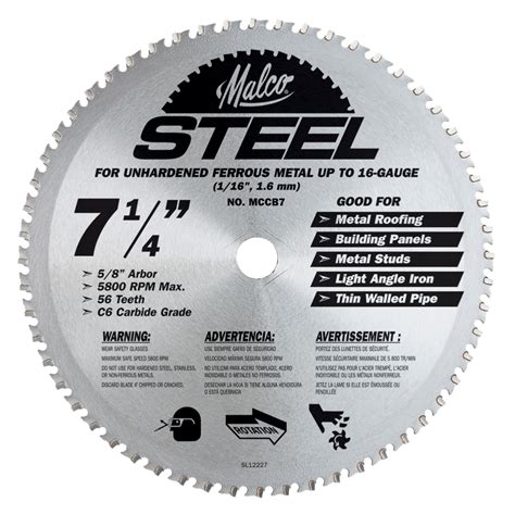 sheet metal saw blade|metal blade for circular saw.